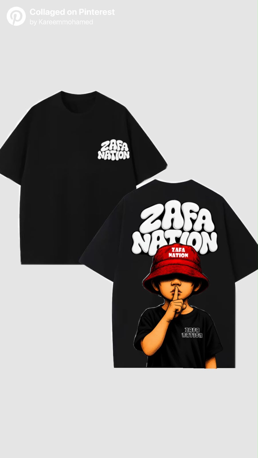 TOOOT Zafa Nation Oversized T-Shirt
